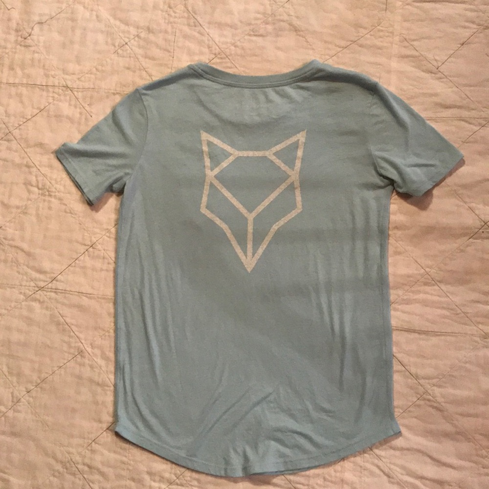 PRINCE & FOX Light Blue Pocket Tee size XS